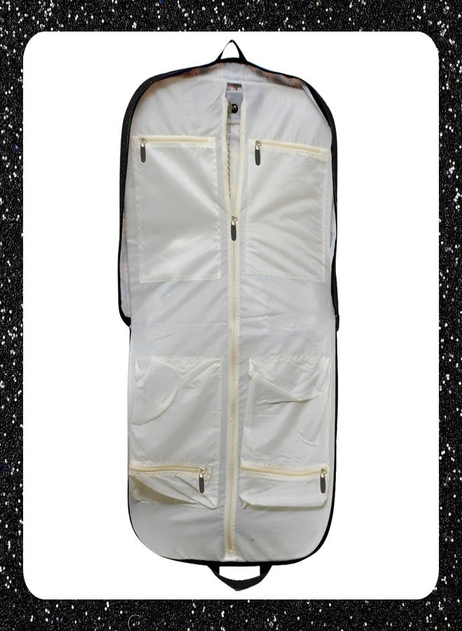 أن جي آي أل حقيبة ملابس معلقة للبنات من إن جي آي إل، بتصميم لامع، مناسبة للرقص والتشجيع والمنافسات (أسود لامع) - Image 5