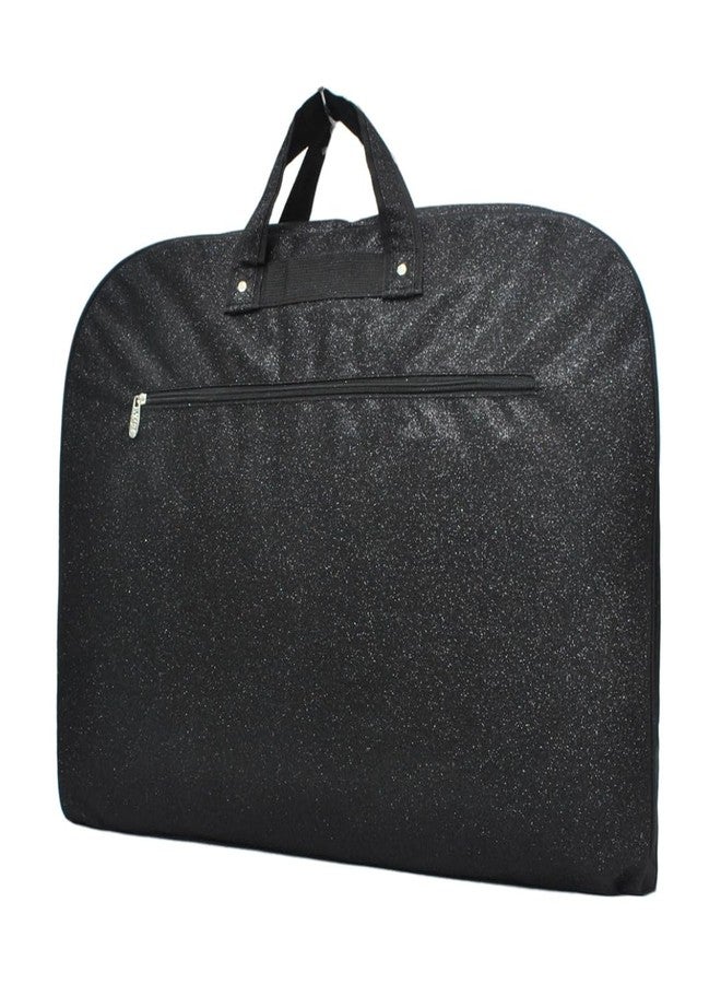 أن جي آي أل حقيبة ملابس معلقة للبنات من إن جي آي إل، بتصميم لامع، مناسبة للرقص والتشجيع والمنافسات (أسود لامع) - Image 1