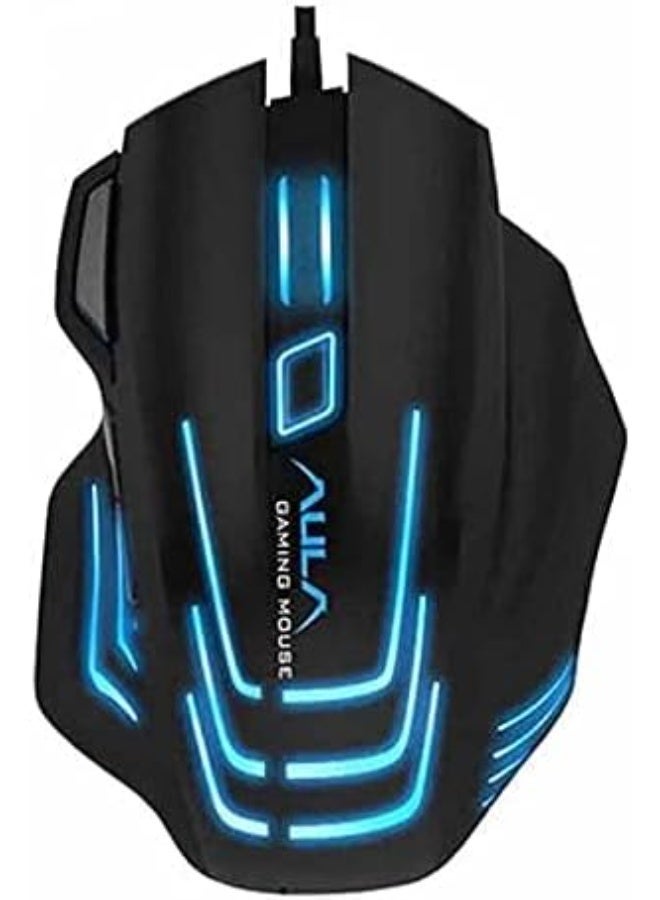 AULA S18 Wired Gaming Mouse – 7 Programmable Buttons, Adjustable 6400 DPI, Ergonomic USB Gaming Mouse for Windows PC - Image 5