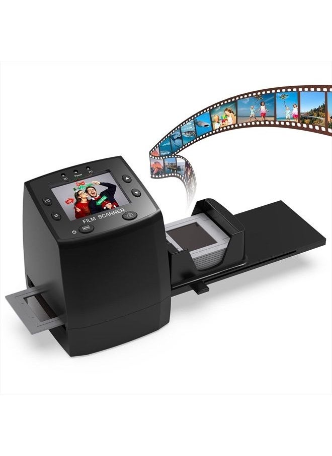 DIGITNOW - ! 135 Film Negative Scanner High Resolution Slide Viewer,Convert 35mm Film &Slide to Digital JPEG Save into SD Card, with Slide Mounts Feeder No Computer/Software Required - Image 1