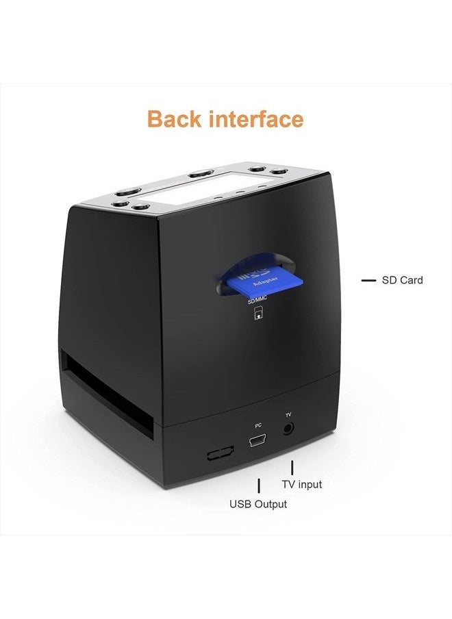 DIGITNOW - ! 135 Film Negative Scanner High Resolution Slide Viewer,Convert 35mm Film &Slide to Digital JPEG Save into SD Card, with Slide Mounts Feeder No Computer/Software Required - Image 1
