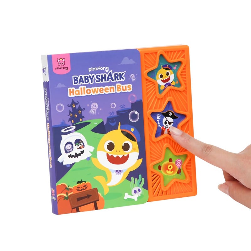 Pinkfong Baby Shark Halloween Songs 10 Button Sound Book | Baby Shark Toys, Baby Shark Books | Learning & Education Toys | Interactive Baby Books for Baby, Toddlers, Boys, Girls 2-4 - Image 1