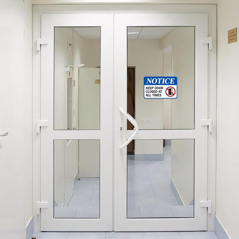 LUHIMO Keep Door Closed Sign，Self-Adhesive Weatherproof and Fade-Resistant Please Keep Door Closed Sign Sticker，Close Door Decals for Home, Office, Buildings, Workplace & More（8.5" x 5.5"） - Image 5