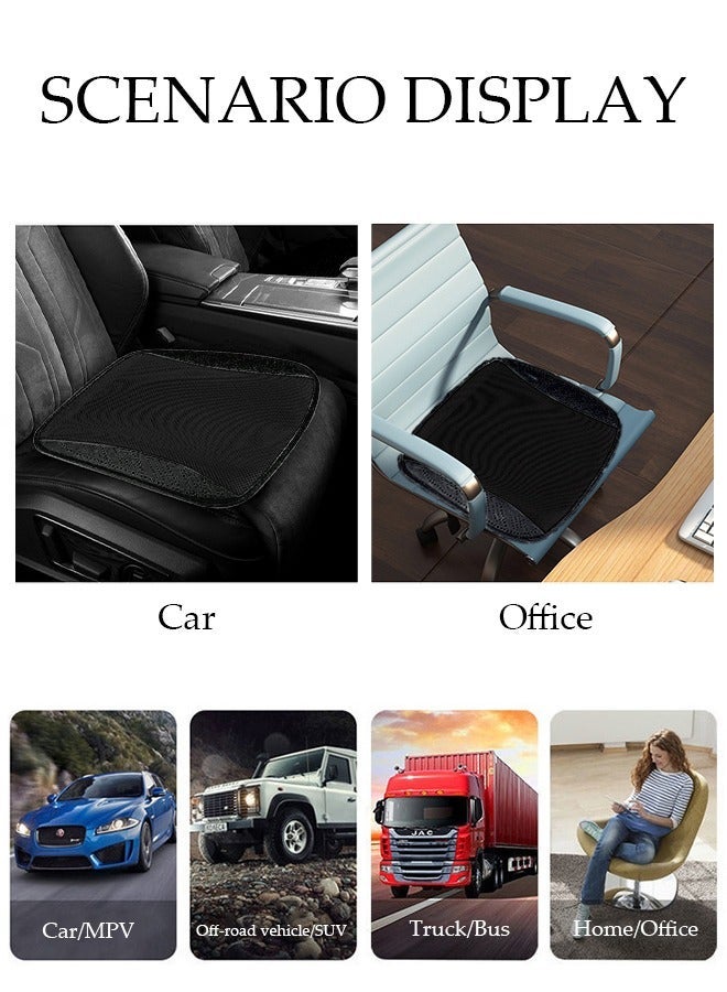 DUNISO Universal Cooling Car Seat Cushion with USB Interface, Ventilated Car Seat Cover, Quick Cooling Three-Speed Adjustable Seat Cushion Car Seat Cooling Pad Suitable for All Car Seats, Home and Office - Image 5