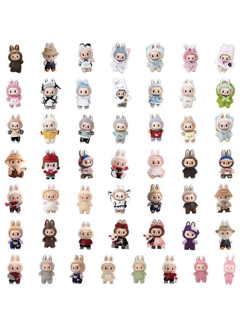 Loquat 50-Piece LABUBU Stickers Pack Waterproof Cartoon Vinyl Stickers for Laptop - Image 3