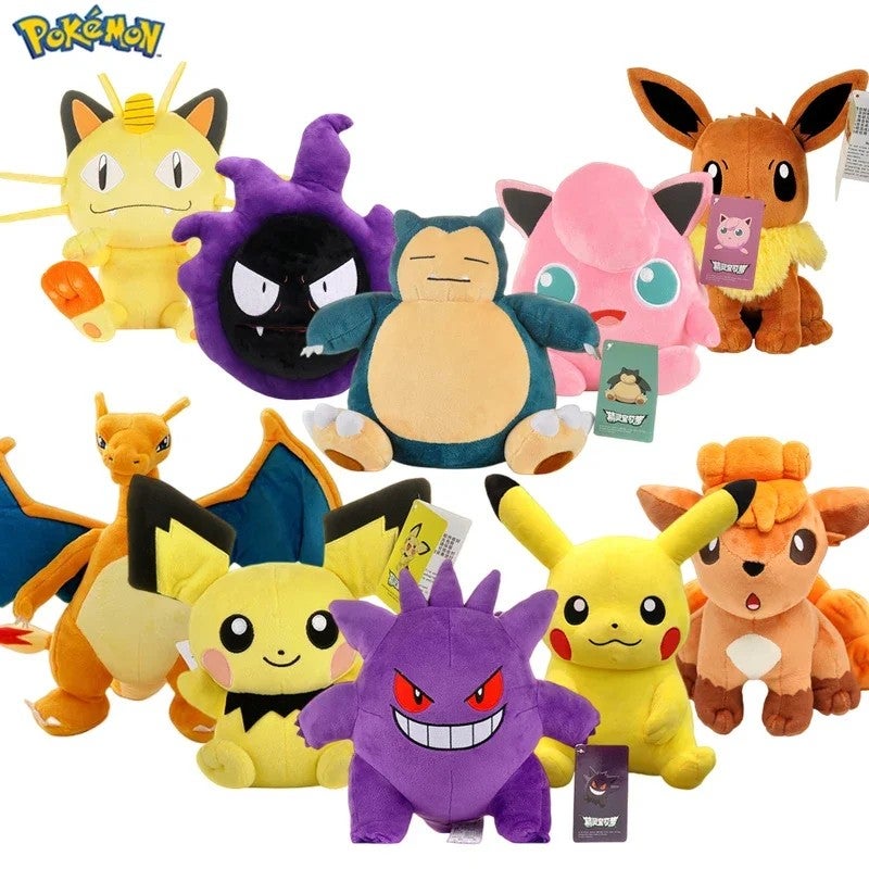 Y&D Pokemon Plush Toy High Quality With Tag Anime Cartoon Pikachu Charmander Squirtle Bulbasaur Stuffed Animal Toys - Image 2