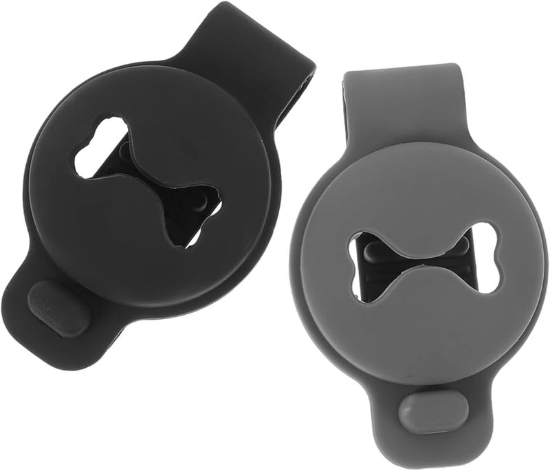 2 Pack Grey Protective Case Cover for Pet Cat Dog GPS Tracker Anti Lost Holder - Image 1