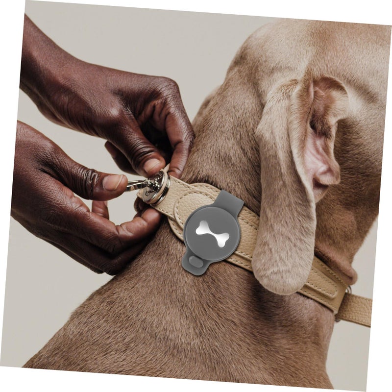 2 Pack Grey Protective Case Cover for Pet Cat Dog GPS Tracker Anti Lost Holder - Image 5