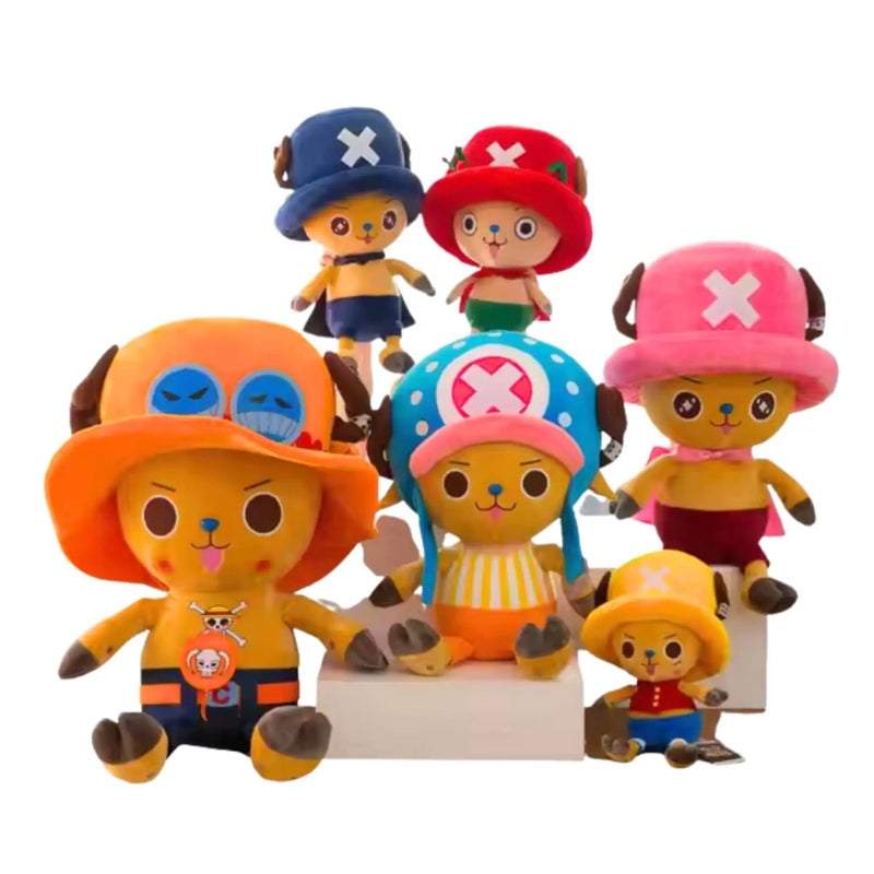 30cm (11.8in) Plush Kawaii Anime Chopper Stuffed Animal Toy – Soft Cuddly Shaped Pillow for Comfort, Collectible Anime Figure for Kids & Fans
