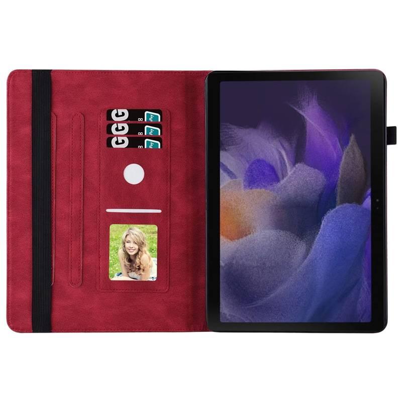 حافظة سامسونج تاب بظهر شفاف متوافقة مع عدة موديلات سامسونج جالكسي تاب باللون أخضر مع غطاء حماية ووظيفة حامل وحمل يومي للتابلت بوظيفة حامل Samsung Tab Clear Back - Layan Lure - Image 4