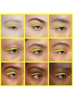 DNM Cat Eye Makeup Waterproof Neon Colorful Liquid Eyeliner Pen Make Up Comestics Longlasting Black Eye Liner Pencil Makeup Tools (yellow)  - Image 5