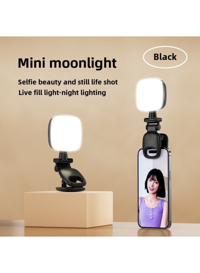 Mobile Phone Live Light Fill Light Beauty Light RGB Pocket Light Full Color Led Atmosphere Light USB Charging Light-Specifications:D5 Black-super Cost-effective  - Image 1
