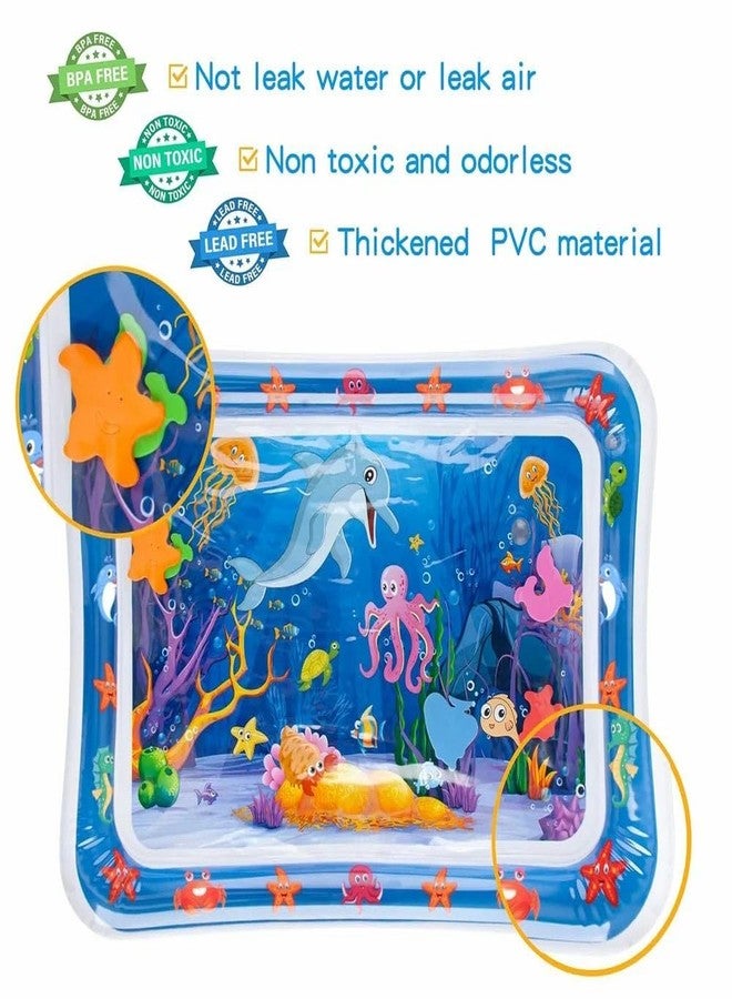NestWise Baby Water Play Mat - Inflatable Tummy Time Activity Mat for Infants & Toddlers | Leakproof Sensory Play Mat for Motor Skill Development - Image 3