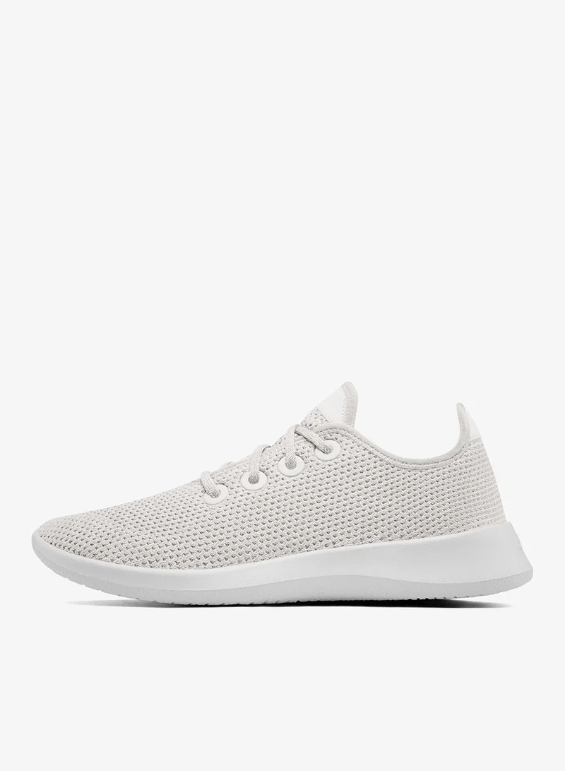 Allbirds Men's Tree Runner - Kaikoura White (White Sole)