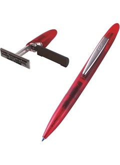 Colop -Stamp Writer Pls Pen Stamp 8X33MM Red  - Image 1