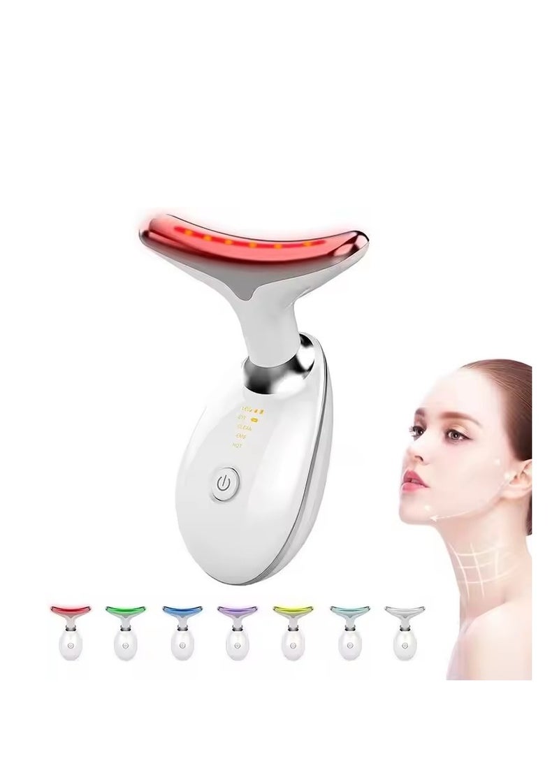 Relax Smart - Firming Wrinkle Removal Device, Neck Face Lifting Tighten Massager, LED Photon Therapy Anti Wrinkle Double Chin Remover - Image 1