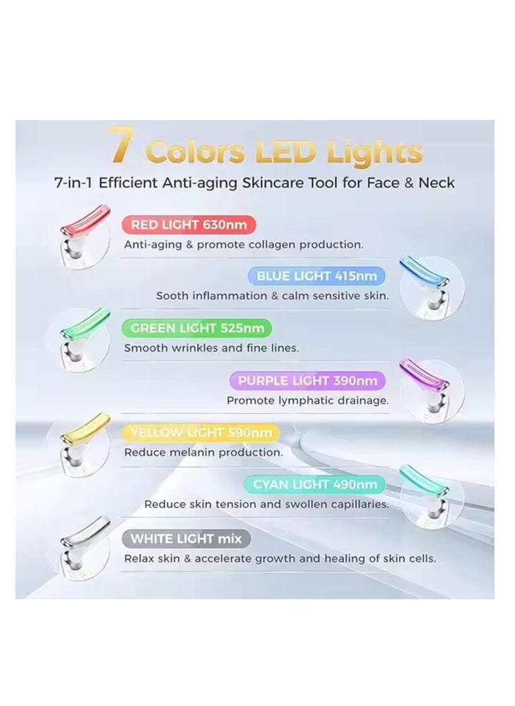 Relax Smart - Firming Wrinkle Removal Device, Neck Face Lifting Tighten Massager, LED Photon Therapy Anti Wrinkle Double Chin Remover - Image 1