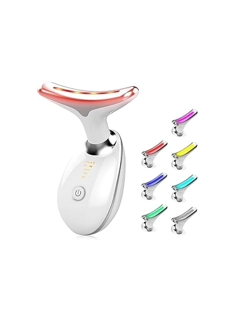 Relax Smart Firming Wrinkle Removal Device – LED Photon Therapy Neck and Face Lifting Massager for Skin Tightening, Anti-Wrinkle Treatment, and Double Chin Removal - Image 1