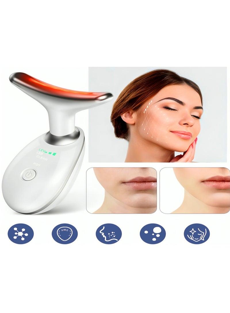 Relax Smart Firming Wrinkle Removal Device – LED Photon Therapy Neck and Face Lifting Massager for Skin Tightening, Anti-Wrinkle Treatment, and Double Chin Removal - Image 5