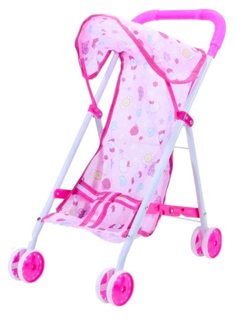 Durable Lightweight Baby Doll Stroller With Sunshade For Kids