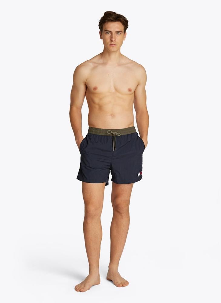 TOMMY HILFIGER Medium Length Drawstring Swim Trunks  - Image 3