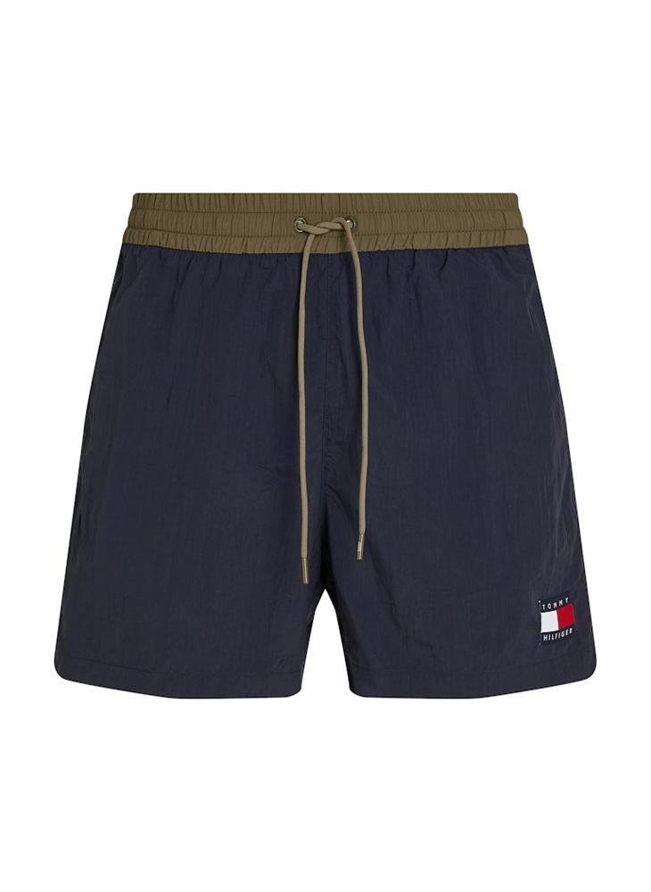 TOMMY HILFIGER Medium Length Drawstring Swim Trunks  - Image 4