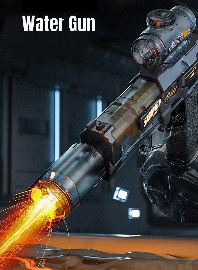 New Electric Automatic Water Gun With light Sprays Water Continuously High-pressure High-speed Powerful Ice Blast Water Gun Toys - Image 1