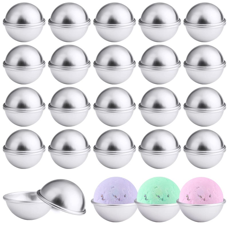 40PCS Bath Bomb Mold Kit 20 Set Soap Mold  Bath Bombs Press for DIY Making Supplies