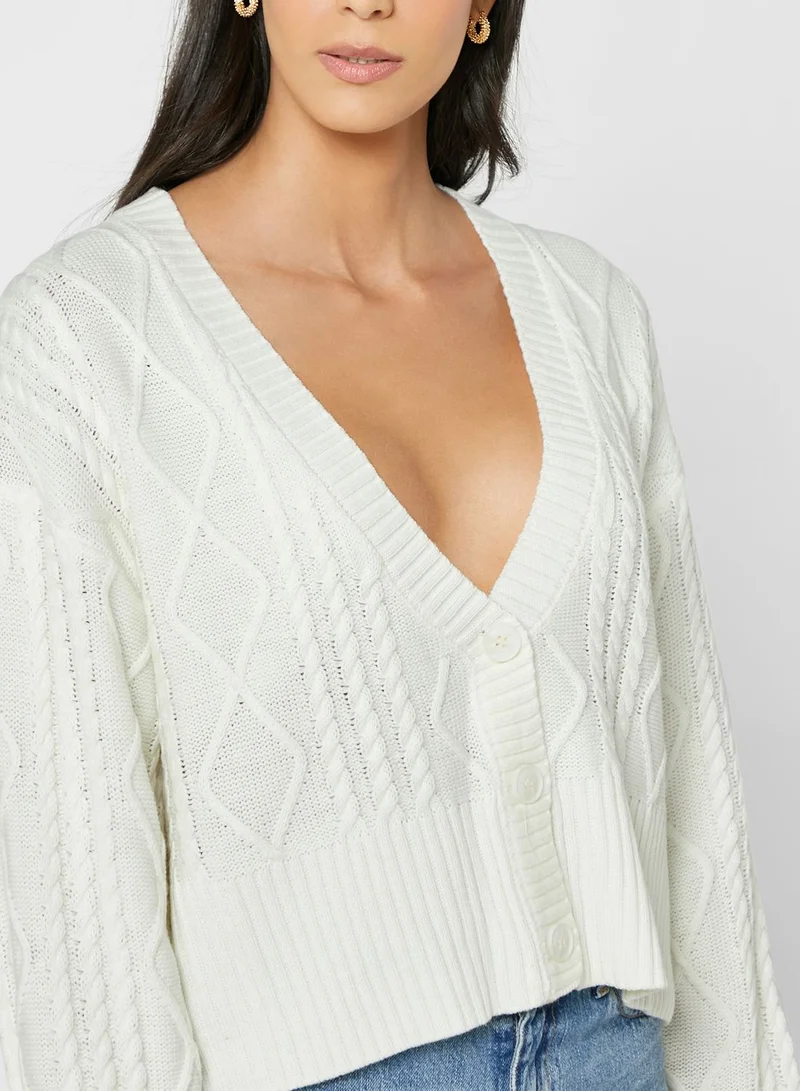 Missguided Knitted Cardigan