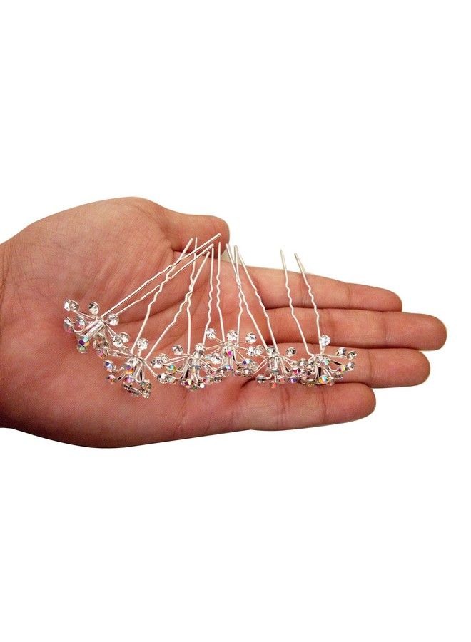 Foreign Holics Bridal Hair Accessories Juda Pins Hair Pins Multicolor (12 Pcs) - Image 1