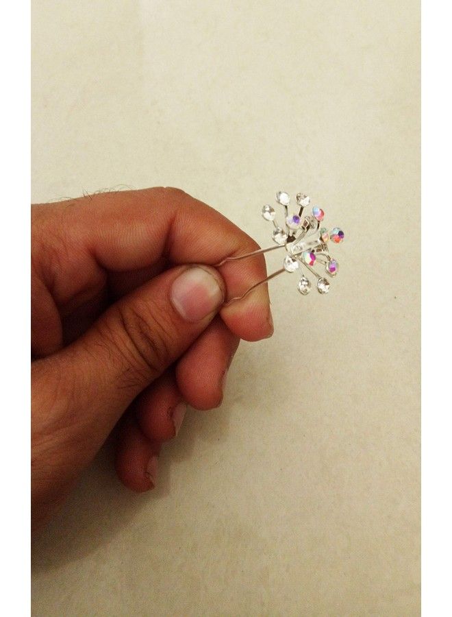 Foreign Holics Bridal Hair Accessories Juda Pins Hair Pins Multicolor (12 Pcs) - Image 5