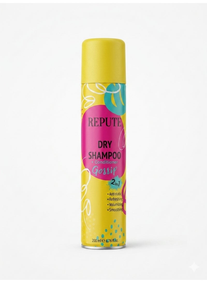 Repute Dry Shampoo +conditioner 2*1 Gossip ( 200 ml) - Image 2