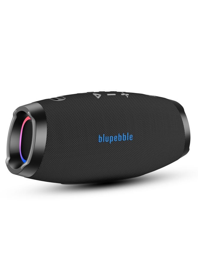blupebble مكبر صوت بلوتوث محمول ThunderSpark 100W | بلوتوث 5.3 | مكبر صوت حفلات بجهير عميق | مقاوم للماء IPX5 | بطارية 6000mAh | اقتران مزدوج TWS | شحن لاسلكي | دعم TF/USB | مكبر صوت لاسلكي خارجي - Image 1