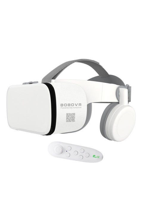 Bobovr Z6 Mini House Vr Glasses Bluetooth Wireless Headset Integrated Helmet 3d Virtual Reality Ar In Stock-Color:Z6 English + Handle White