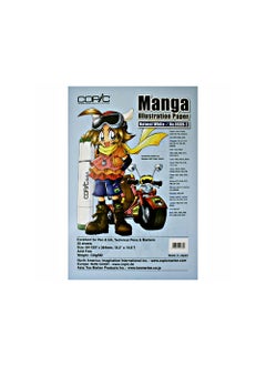 COPIC Copic Markers 9.8 by 13.9-Inch Mnga Pure White, 30 Sheets 