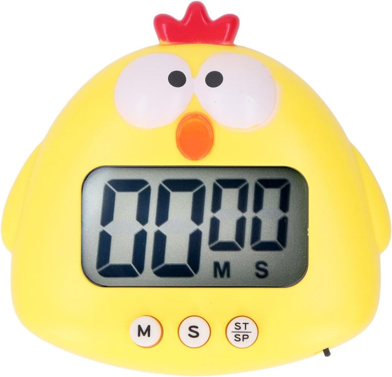 Cartoon Animal Design Digital Kitchen Timer, Timer Kitchen Accurate Multifunctional Portable Flash Alert with Stand for Cooking (#5) - Image 4