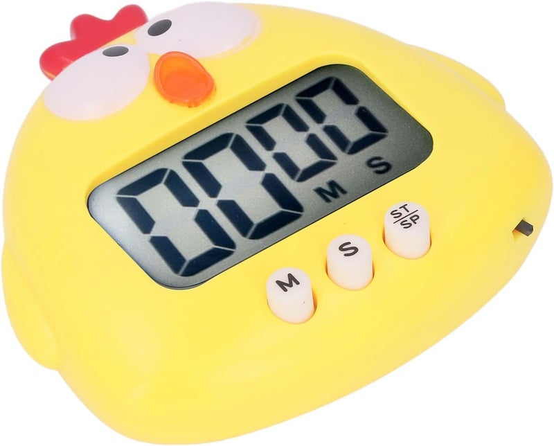 Cartoon Animal Design Digital Kitchen Timer, Timer Kitchen Accurate Multifunctional Portable Flash Alert with Stand for Cooking (#5) - Image 3