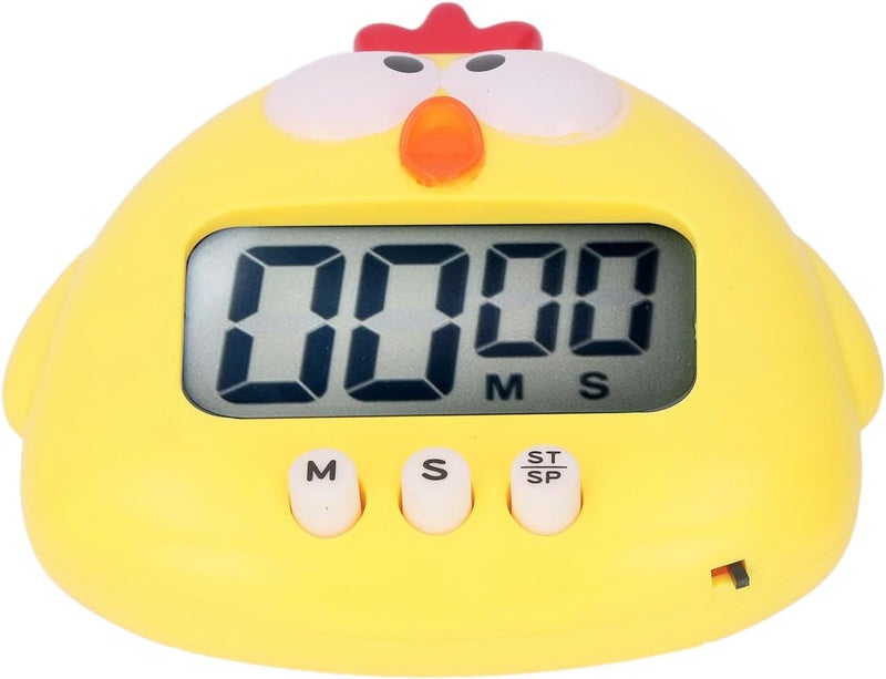Cartoon Animal Design Digital Kitchen Timer, Timer Kitchen Accurate Multifunctional Portable Flash Alert with Stand for Cooking (#5) - Image 5