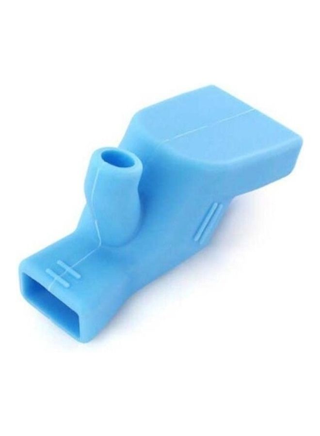 NIBEMINENT Silicone Kitchen Faucet Extender Blue - Image 1