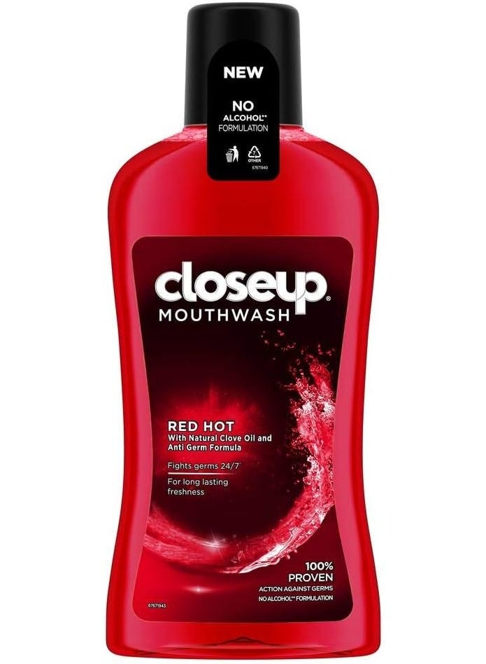 Red Hot Action Against Germs No Alcohol 500ML