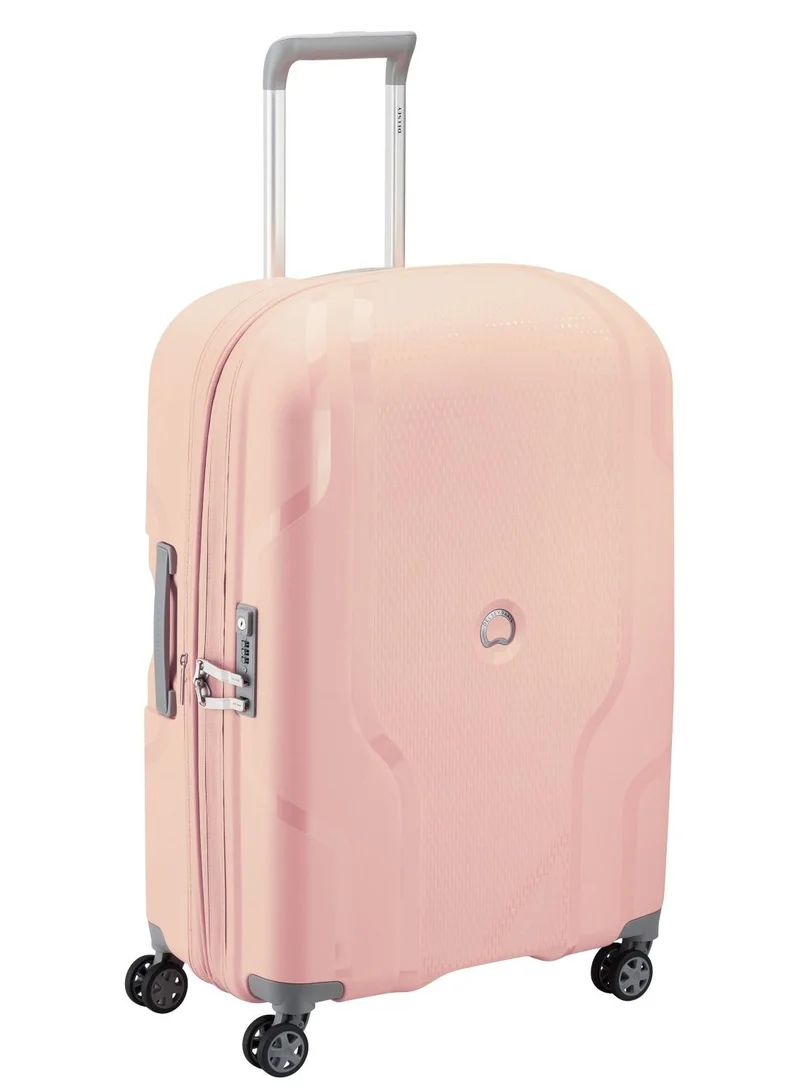 DELSEY Paris Clavel 71cm Hardcase 4 Double Wheel Expandable Medium Check-In Luggage Trolley Peony