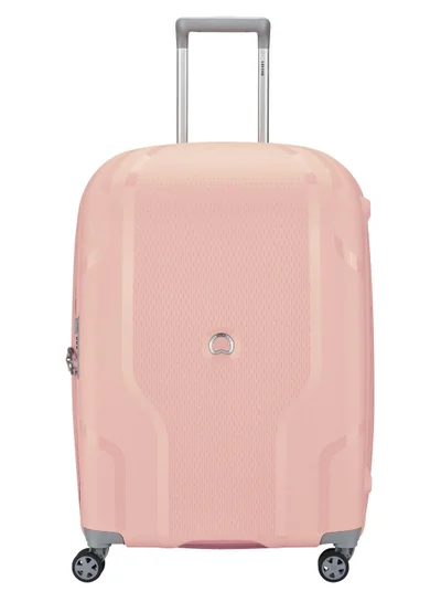 DELSEY Paris Clavel 71cm Hardcase 4 Double Wheel Expandable Medium Check-In Luggage Trolley Peony