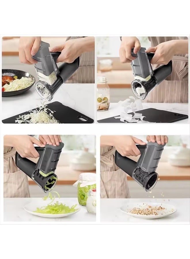 Electric  Handheld Lightweight Vegetable Cutter Shredder Slicer Grater Household Multifunctional Kitchen Too - Image 2