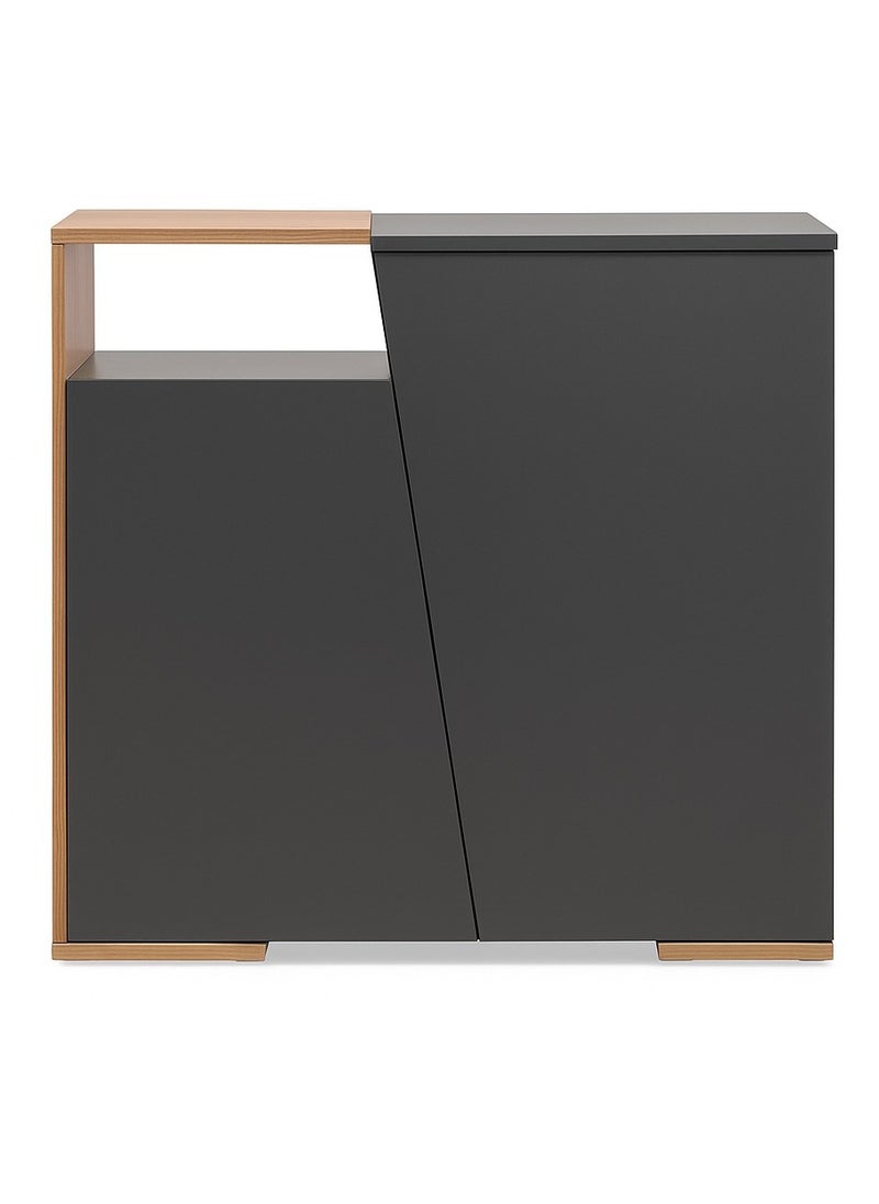 Smart Furniture Modern Wooden Shoe Rack – 120 cm Width x 113 cm Height x 40 cm Depth Multi-Purpose Shoe Stand with Easy Access for Everyday Use  - Image 3