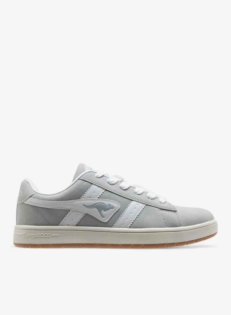 Men's Logo Detail Sneakers With Lace-Up Closure