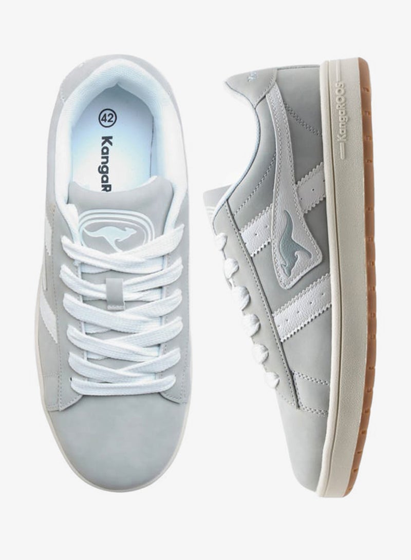 كانغاروس سنيكرز رجالي بتفاصيل شعار وإغلاق برباط - Image 3