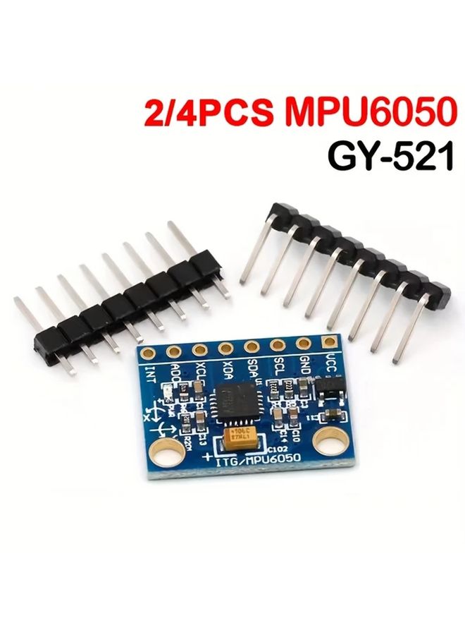 2pcs MPU6050 Accelerometer Gyroscope Sensor 3 Axis Motion Tracking Compatible with Arduino GY 521 - Image 1