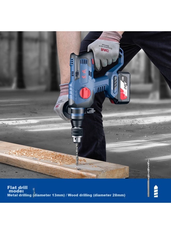 DONG Cheng Dongcheng Industrial-grade Brushless Cordless Rotary Hammer Wzc22d, Impact Drill, Electric Hammer, Electric Pick, Electric Drill, Three-in Power Tool - Image 5