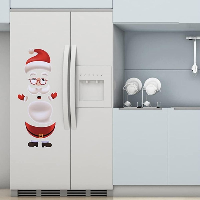 comfrt Christmas Garage Door Decorations Outdoor Snowman Wall Sticker Christmas Archway Garage Door DIY Decor Supplies (A14) - Image 2