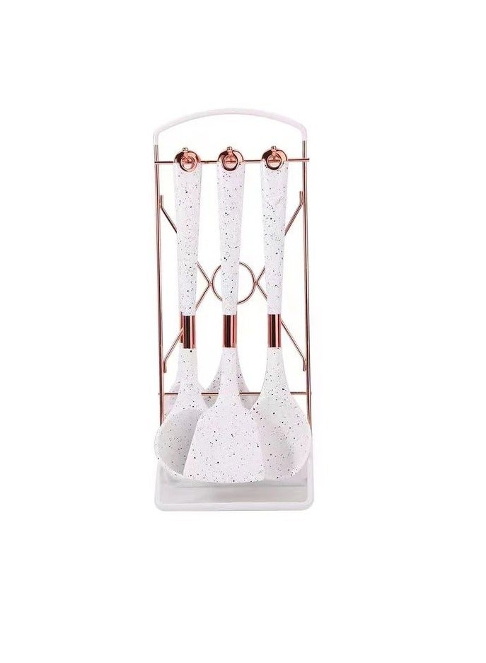 7-Piece Silicone Serving Set - The Perfect Tool for Every Kitchen WHITE T  - Image 2